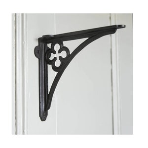 Pair of Retro 200X170MM Metal Shelf Bracket, Antique Iron Shelf Bracket, Raw Steel Shelf Bracket, Cast Iron Shelf Brackets, Shelf Support