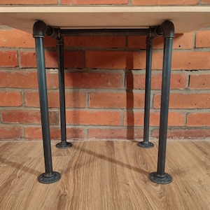 DIY Pipe Dining Table Legs, Steel Legs, DIY, Kitchen Table Legs, Heavy Duty Desk Legs, Industrial Coffee Table Legs