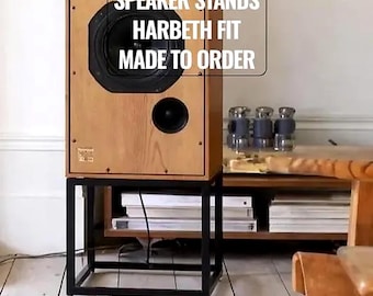 Harbeth Speaker Stands (Pair) – Welded Steel, 100–500 mm Height Options