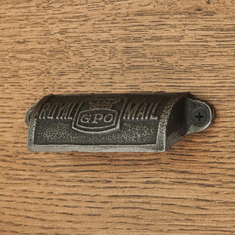 Tiradores y manijas de cajón estilo concha – Herrajes para gabinetes de hierro fundido, 27 diseños vintage imagen 8