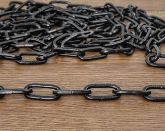 Primitive Rustic Iron Chain, Decor, Decorative Chain, Vintage Chain, Farmhouse Style Chain, Craft, Craft Chain, Metal Craft Supply