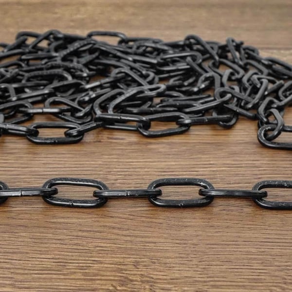 Primitive Rustic Iron Chain, Decor, Decorative Chain, Vintage Chain, Farmhouse Style Chain, Craft, Craft Chain, Metal Craft Supply