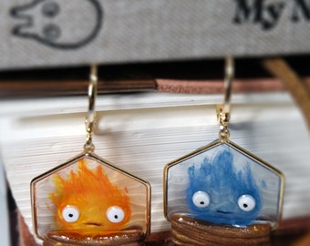Calcifer earrings