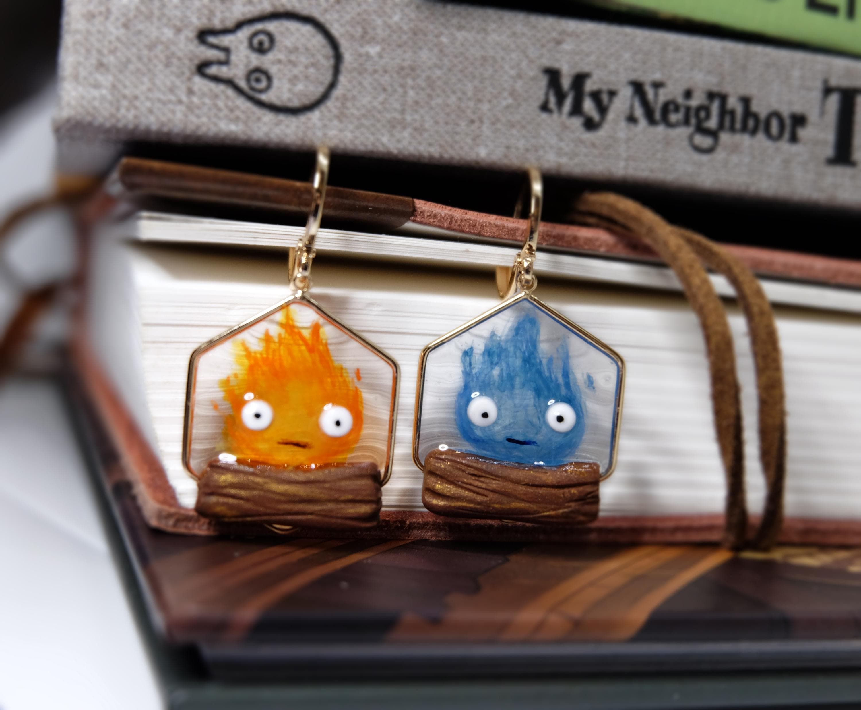 カルシファーイヤリング - Etsy 日本