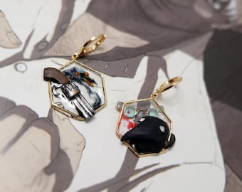 OOAK Percival (Fredrickstein von Musel Klossowski de Rolo iii) Earrings
