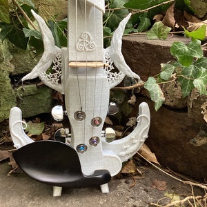 3D printed electric violin Marble elektrische Geige