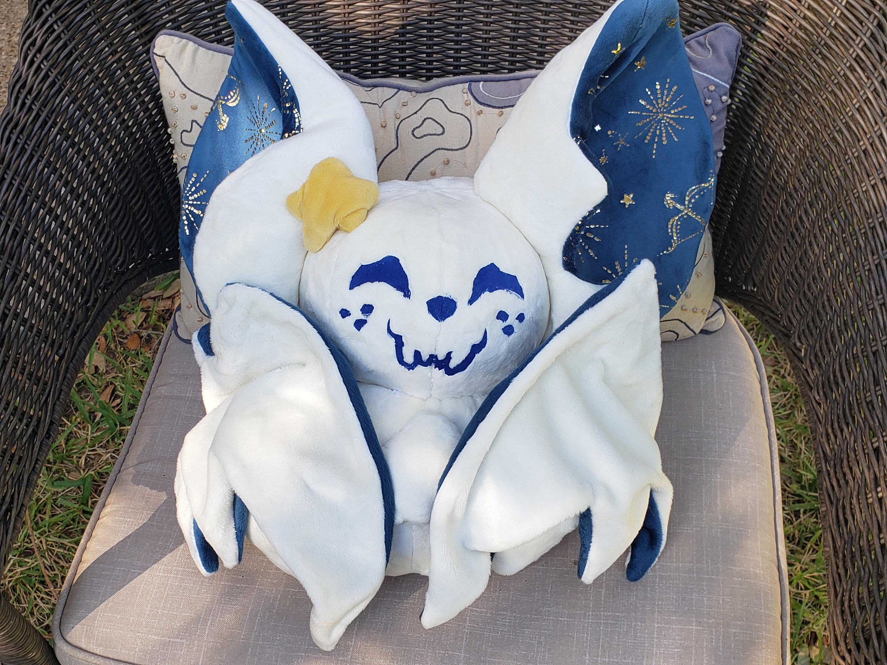 PDF Sewing Pattern Lunar Bat Plush Cute Halloween Crafting Tutorial How ...