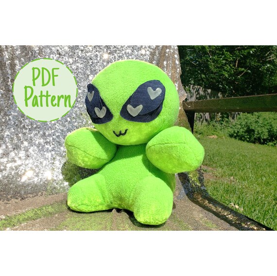 PDF Sewing Pattern Space Alien Plush Crafting Tutorial Etsy UK