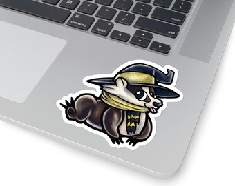 Wizard Badger Sticker | Magic School | Cute Witch Animal