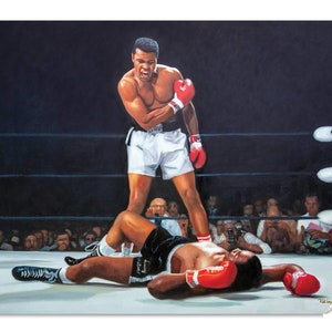 Muhamad Ali Cassius Clay Heavyweight Champion Boxing The Greatest Boxer Art Print Ri2c Choices 8x10-40x50