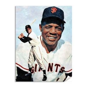 Willie Mays San Francisco Giants SF MLB Baseball Outfielder Art Print 2WC2 Choices 8x10-40x50