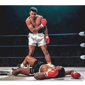 Muhamad Ali Cassius Clay Heavyweight Champion Boxing The Greatest Boxer Art Print 1PRart Choices 8x10-40x50