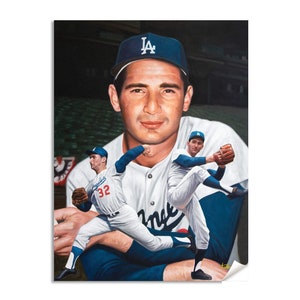 Sandy Koufax Brooklyn Los Angeles Dodgers MLB Baseball Pitcher Art Print 1AM3 Choices 8x10-40x50