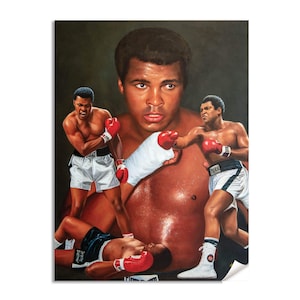 Muhamad Ali Cassius Clay Heavyweight Champion Boxing The Greatest Boxer Art Print 1AM3 Choices 8x10-40x50