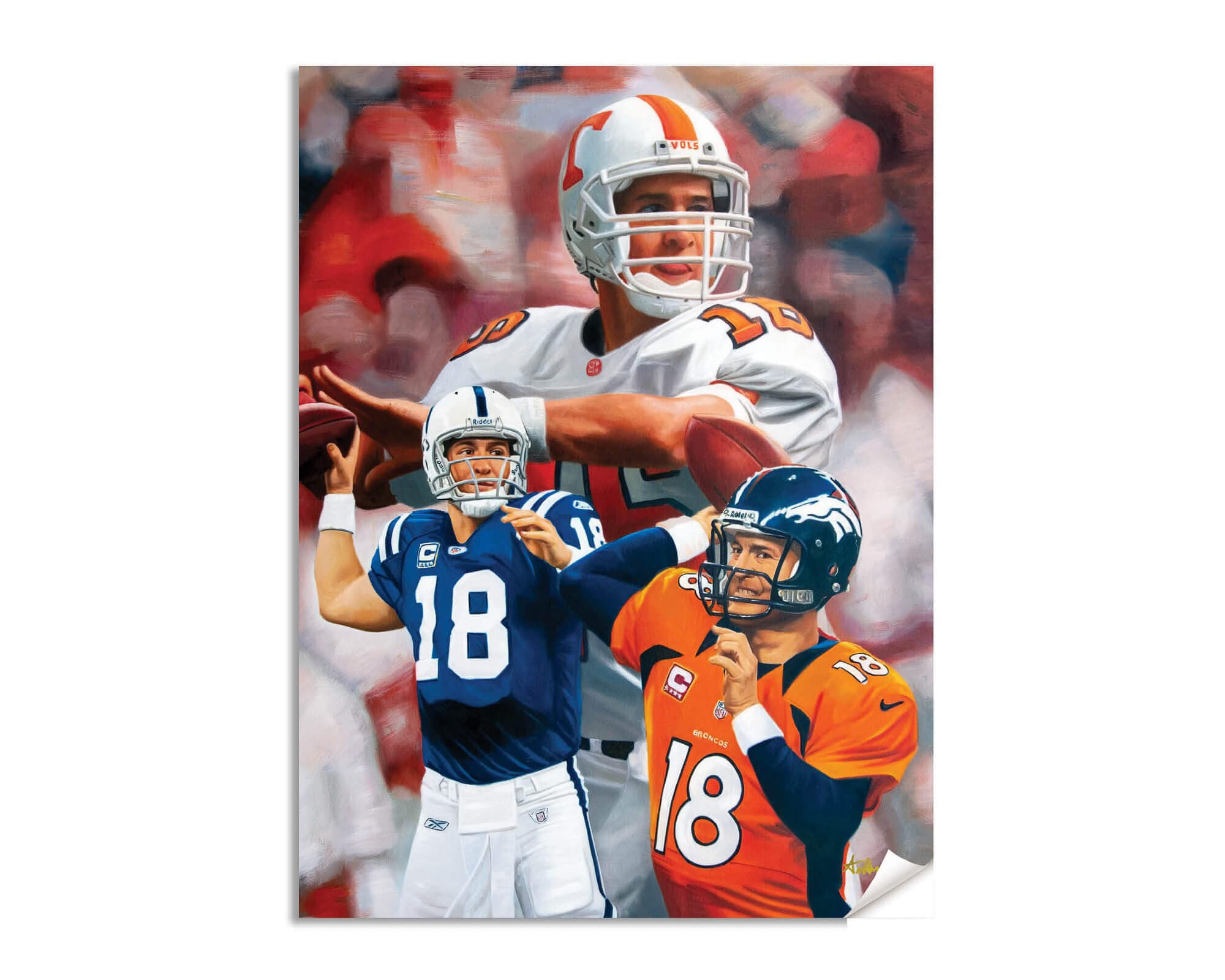 Peyton Manning Tennessee Volunteers UT Vols Indianapolis Colts