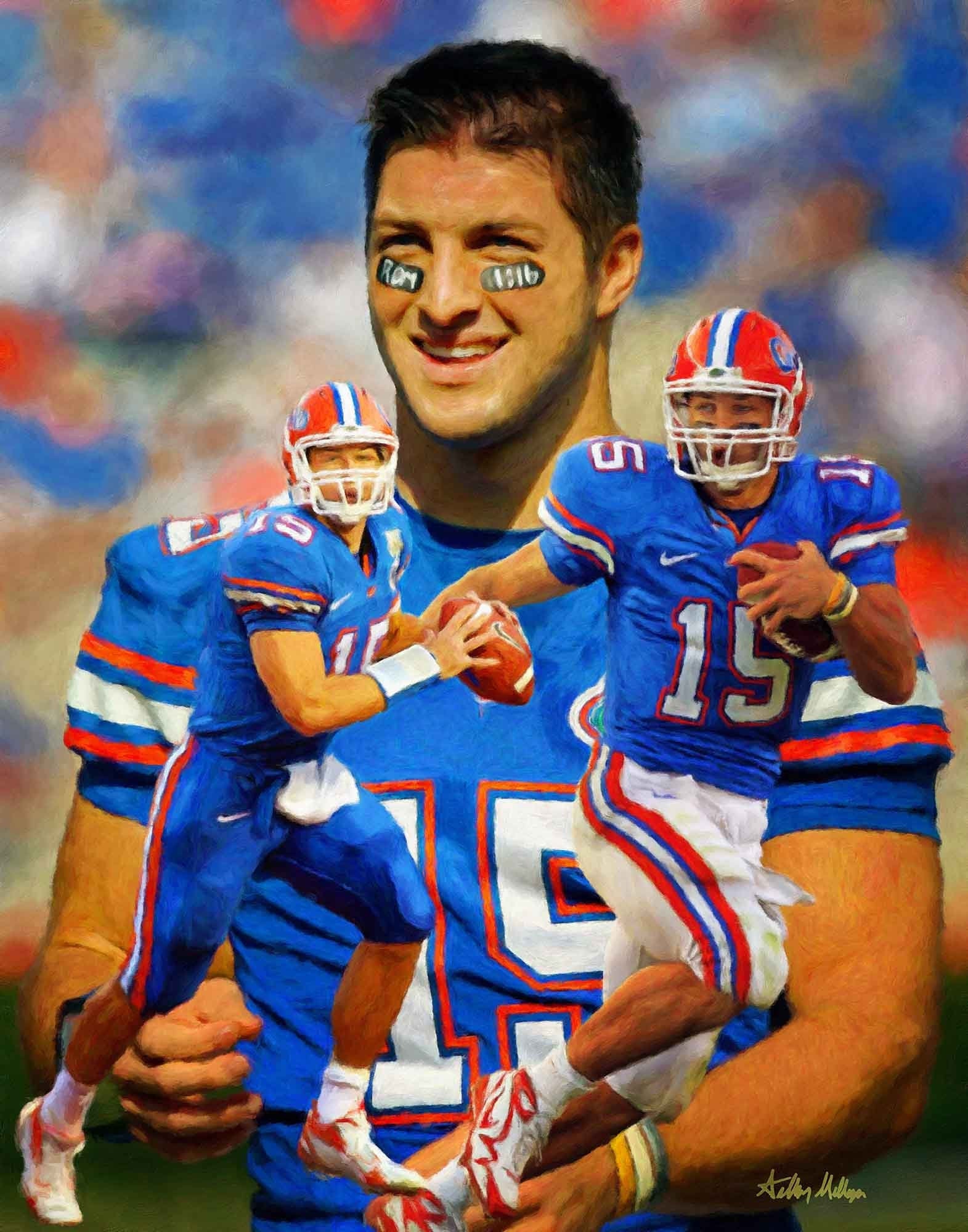 Tim Tebow Florida Gators FL QB Quarterback NCAA College - Etsy