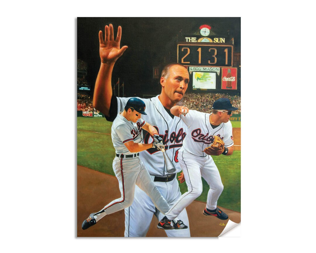 Cal Ripken Jr 3rd Base Short Stop Baltimore Orioles MLB Baseball Hall ...