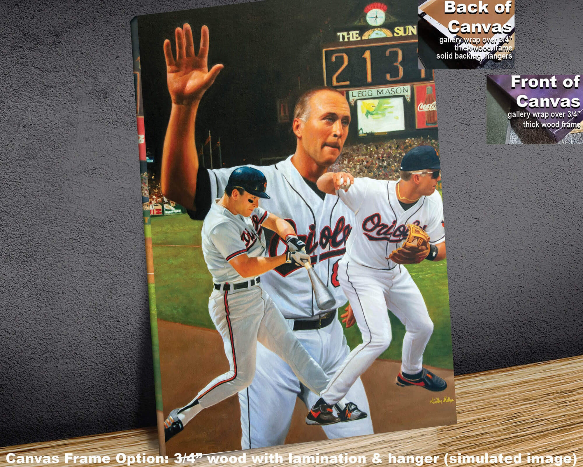 Cal Ripken Jr Base Cal Ripken Jr 3rd Base Short Stop Baltimore Orioles MLB Baseball Hall ...