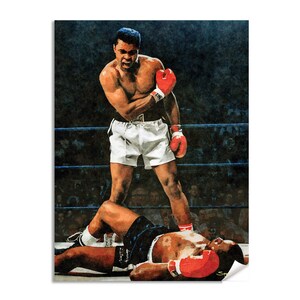 Muhamad Ali Cassius Clay Heavyweight Champion Boxing The Greatest Boxer Art Print 1WC2 Choices 8x10-40x50