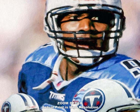 STEVE McNAIR 8X10 PHOTO HOUSTON OILERS TENNESSEE FOOTBALL PICTURE NFL