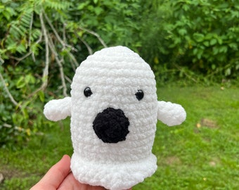 Halloween Crochet ghost spooky ghost soft Halloween plushie crochet amigurumi   Crochet plushie Halloween decoration