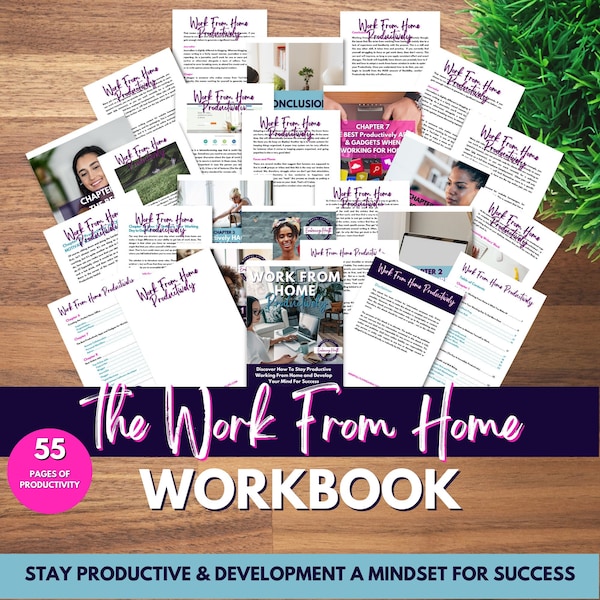 Work From Home Booklet - 55 pages