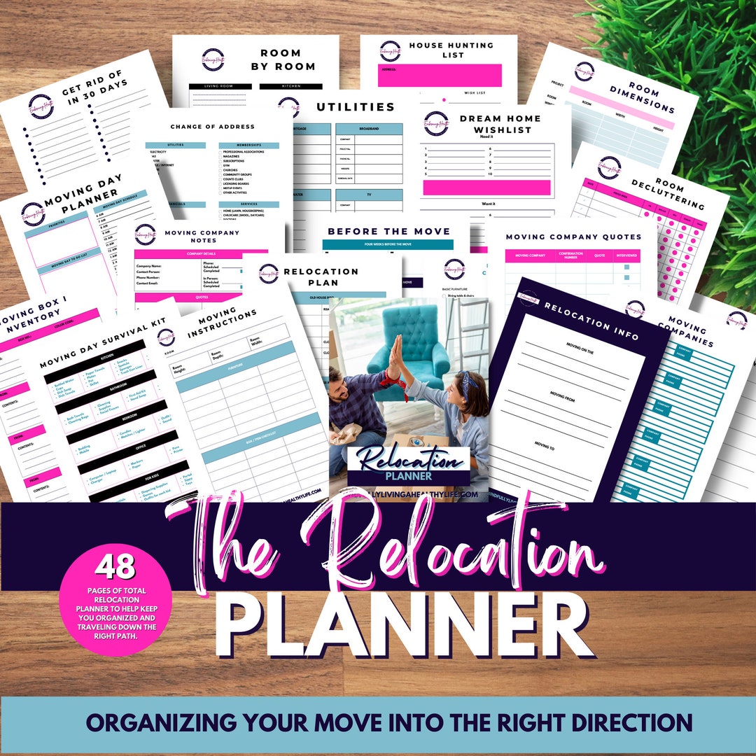 Relocation Planner get Yourself Organized Before the Big Moving ...