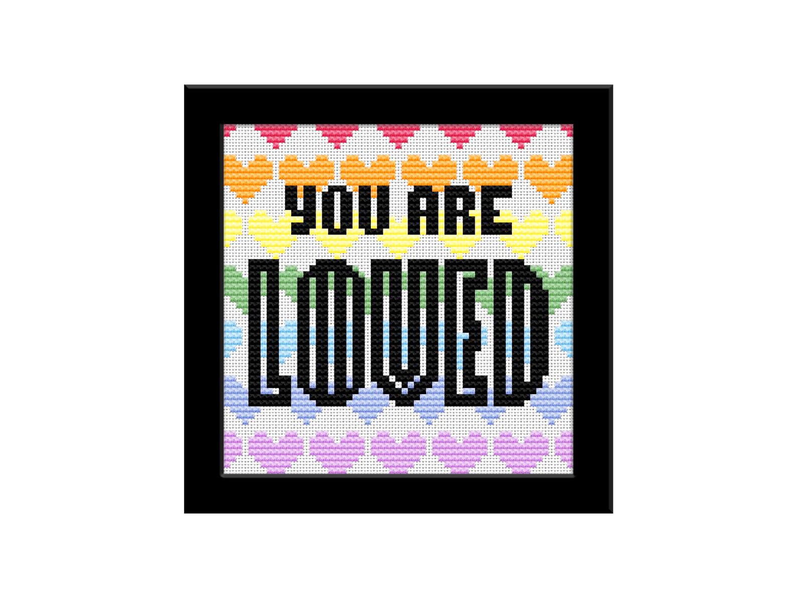 You Are Loved from Little Lion Stitchery