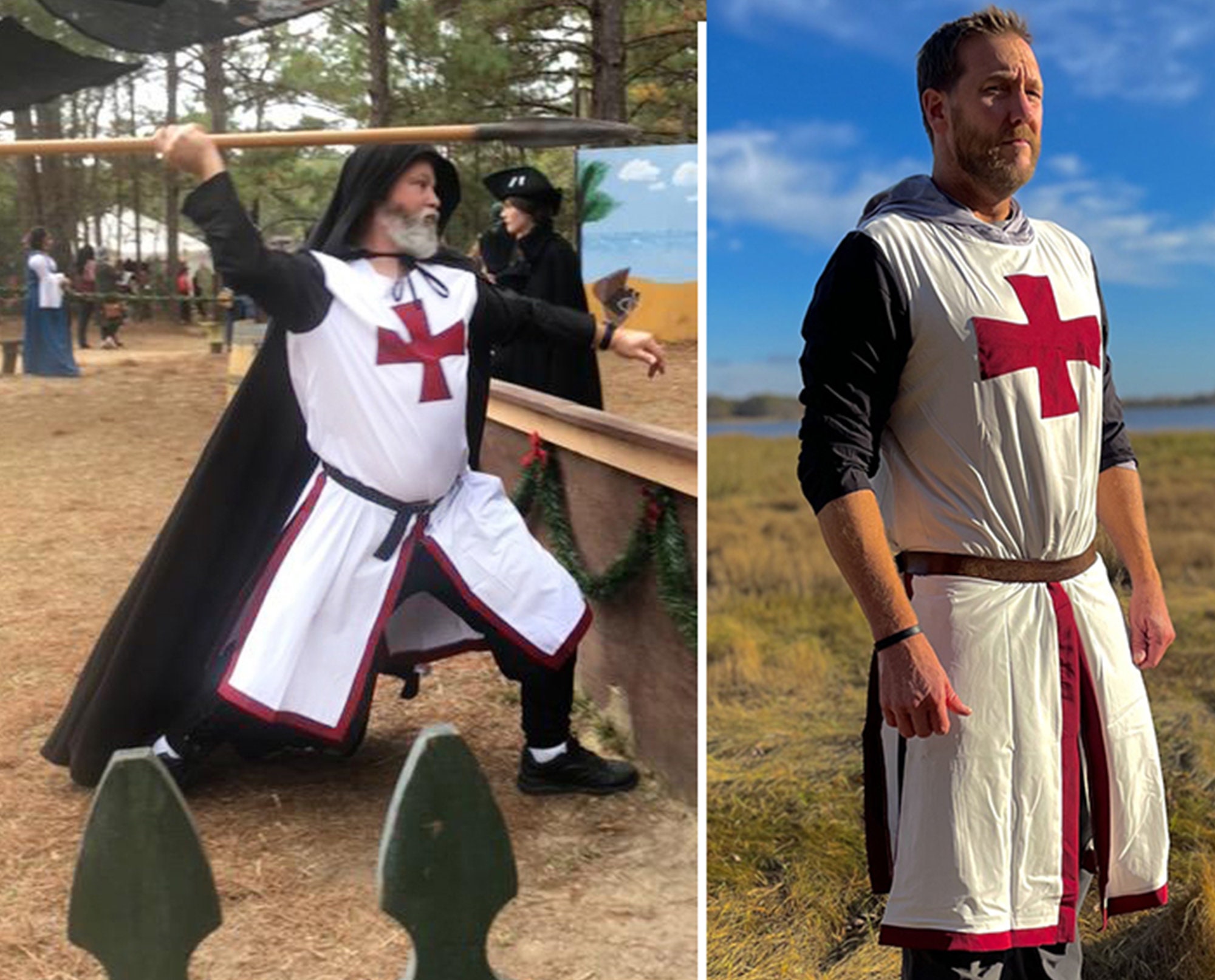 homemade adult knight costume