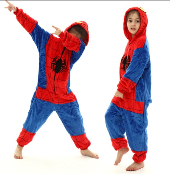 Spiderman Unisex Adultos y niños Onesie para Onesies Pijama Animal Fleece  Ropa de dormir Traje de invierno Cosplay Adulto Halloween Traje de una  pieza -  México