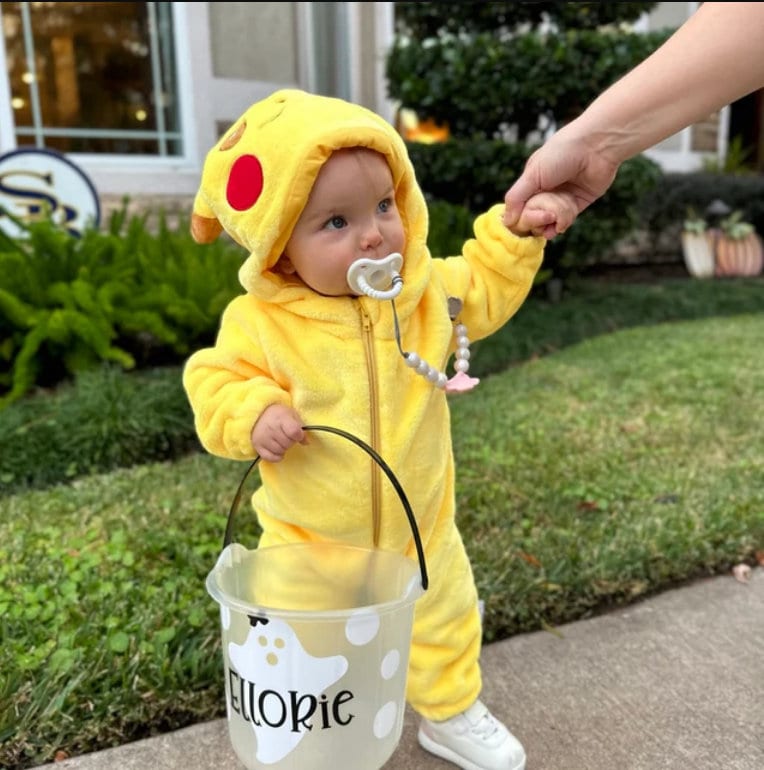 Déguisement/Pyjama confort de Pikachu pour Bébé & grand Bébé – La, fantasia  de pikachu para bebe