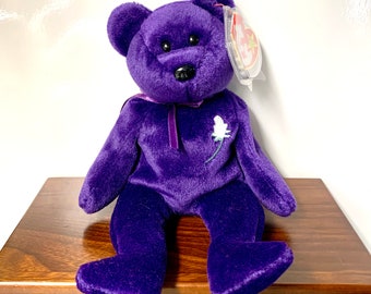 TY Princess Diana 1a Edizione Beanie Bear MINT CONDITION