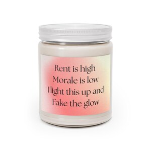 Scented Candle with Motivational Quote - Perfect Gift for Home Decor, Self-Care, Relaxation, or Stress Relief