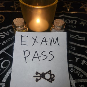 Doppel PRÜFUNG PASS ZAUBER | Bestehen Sie einen beliebigen Test Zauber | Studieren Zauber | Schülererfolg | Akademische Leistung | Test Day Erfolg | Lernhilfe