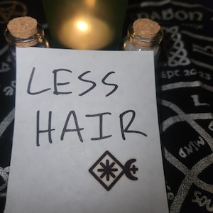 REDUCE HAIR Spell | Hair Stopper Spell | Same Day Casting and Free Recast
