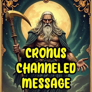 Mensaje canalizado de Cronos, lectura de la deidad griega, consejos divinos, sabiduría mítica, perspectivas divinas, guía para la lectura de Dios, comunicación con la deidad.