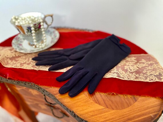 Blue Bow Gloves - image 2