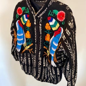Men's Embroidered Long Jacket