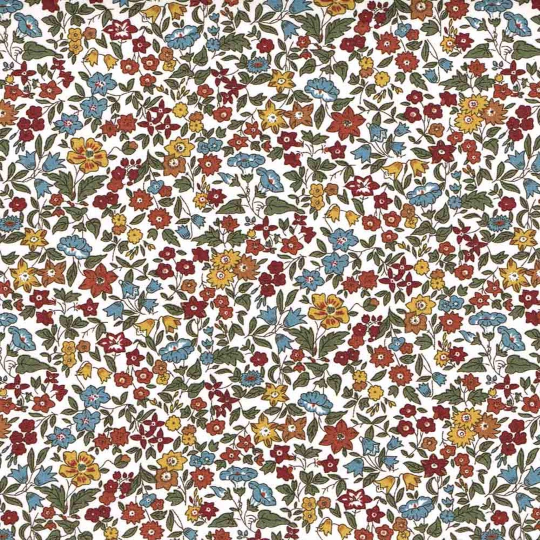 Liberty London Lawn Fabric-ava-multi- Flowers - Etsy