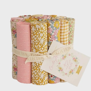 Creating Memories - 16 pc Precut Fat Eight Roll Bundle - Spring - 11 inches x 20 inches  - Brewer | Weft on a Whim | Tilda Fabrics - Cotton
