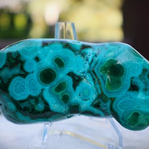 Malachite Chrysocolla - Chrysocolla in Malachite - letting go