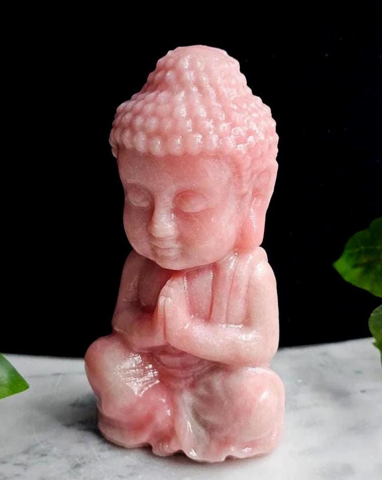 Pink Opal Buddha - Encourages Peace and Tranquility - Etsy
