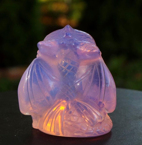 Pink Opalite Dragon - Encourages Peace and Tranquility - Train