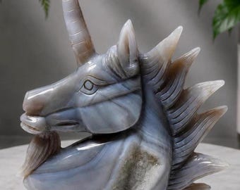 Agate Geode Unicorn - strengthening of relationship