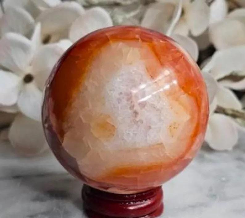 カーネリアンスフィア - 勇気の結晶 - Etsy 日本