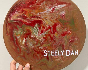Steely Dan Painted Vinyl Record Art