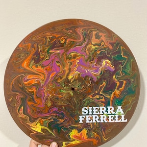 Sierra Ferrell Fan Art | Muurdecoratie gemaakt van hergebruikte, beschilderde vinylplaten
