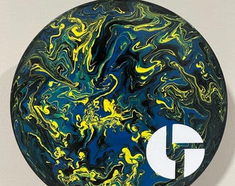 Disco Biscuits Painted Vinyl Record Art