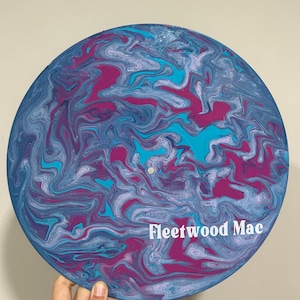 Okładka albumu Fleetwood Mac | Malowana płyta winylowa | Prezent dla fana Stevie Nicks