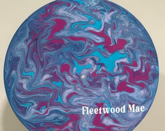 Fleetwood Mac Painted Vinyl Record Art | Stevie Nicks Fan Gift